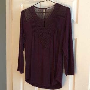 Wine colored top